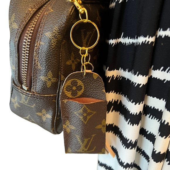 New Custom Tassel Keychain Lip Balm Holder Bag Charms - Picture 5 of 13